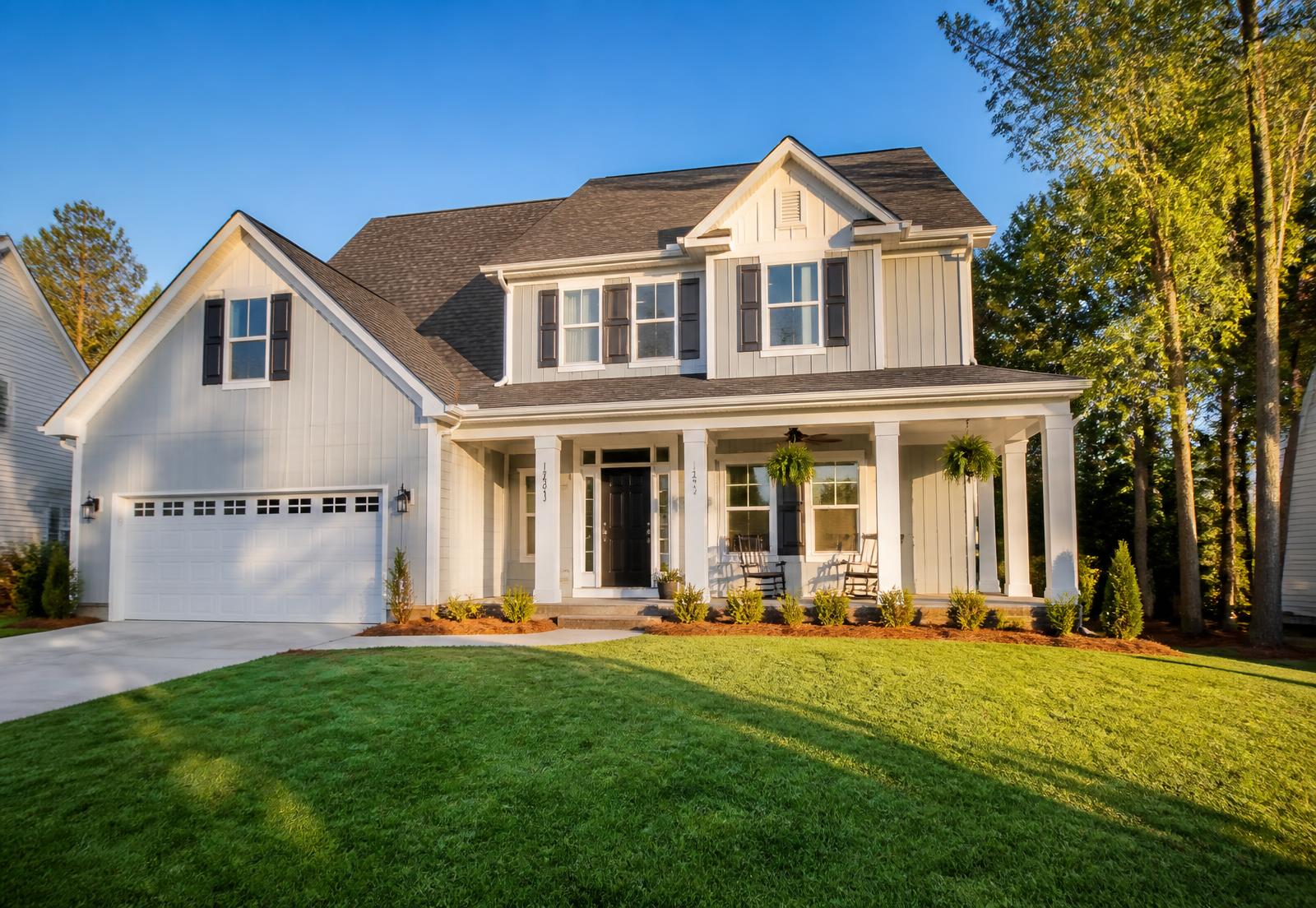 Renovated home exterior in Charlotte, North Carolina